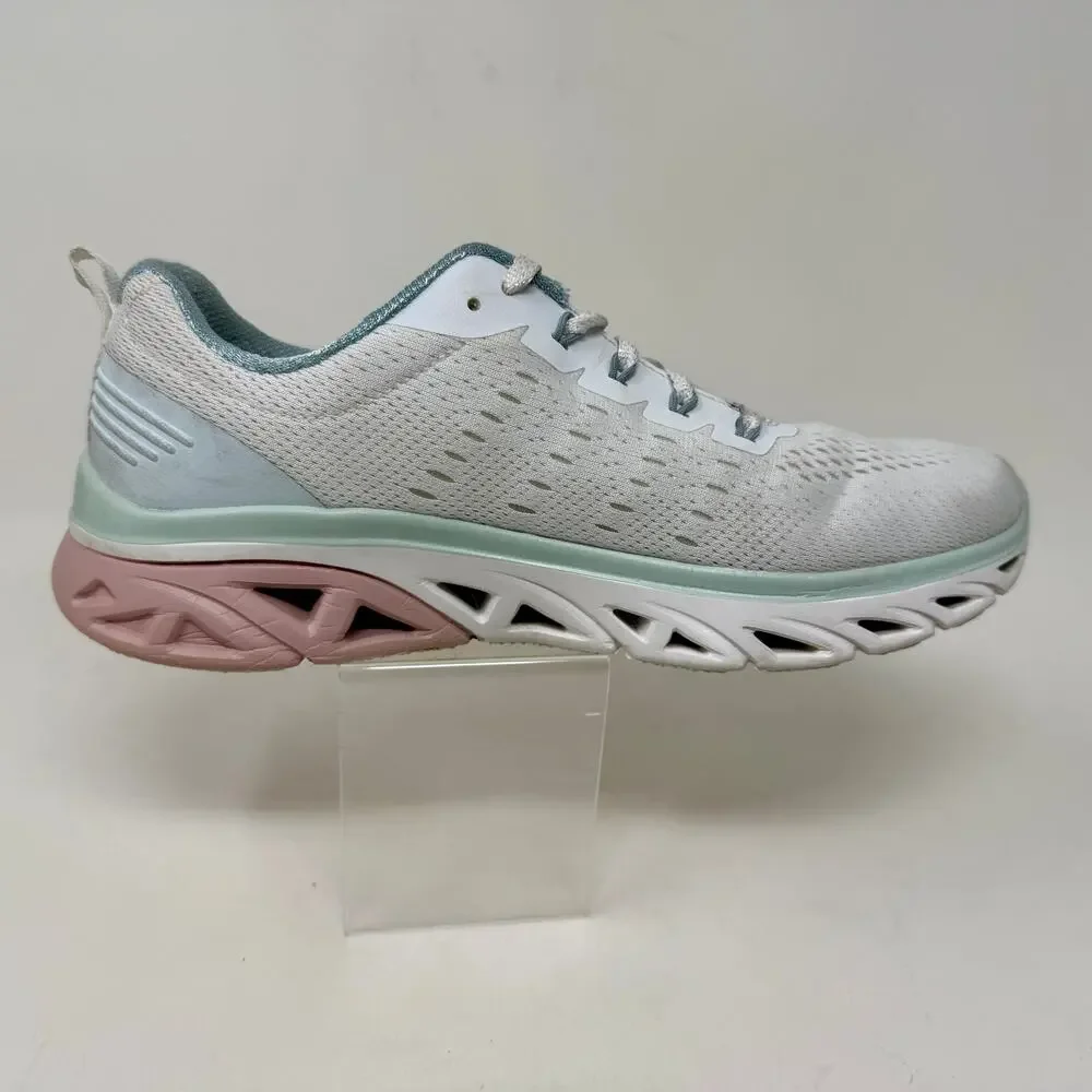 Skechers Glide Step Altus Sneakers Womens Sz 8 White Sporty Lightweight‎ K.7.4